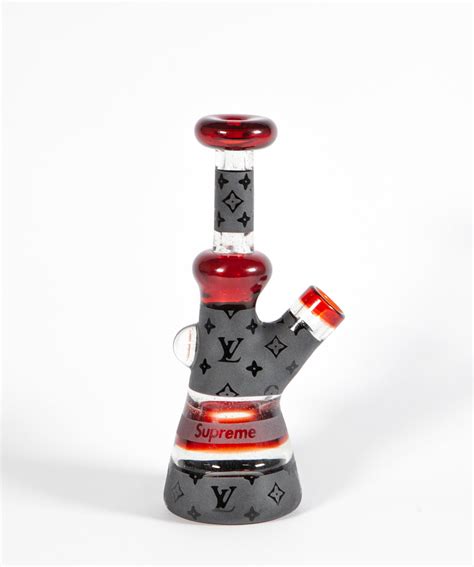 louis vuitton supreme bong|Louis Vuitton Theme Bong .